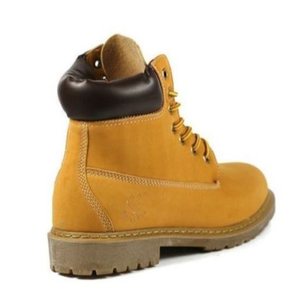 POLAR FOX MENS LEATHER ANKLE BOOTS MILITARY COMBAT - Picture 3 of 7